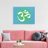 Green Om Symbol Leinwanddruck (Insitu (Wohnzimmer))
