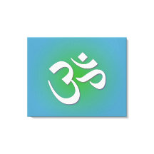 Green Om Symbol