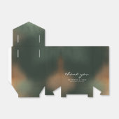 Green Ombre Boho Minimalistisch Gastgeschenk Hochz Geschenkschachtel (Ungefaltet)