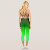 Green Ombre Capri Leggings (Rückseite)