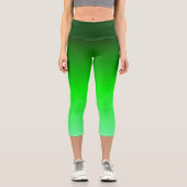 Green Ombre Capri Leggings (Vorderseite)
