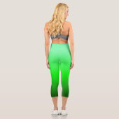 Green Ombre Capri Leggings (Rückseite)