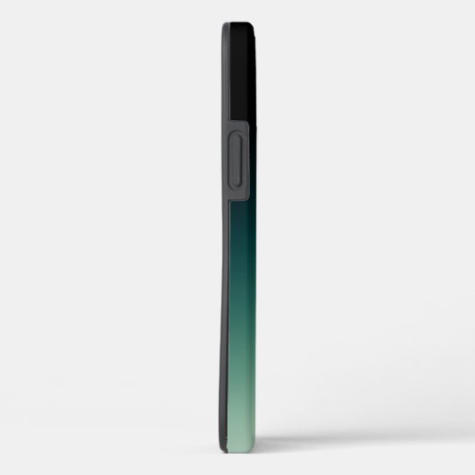 Green Ombre Gold Monogram Case-Mate iPhone Hülle (Rückseite / Rechts)