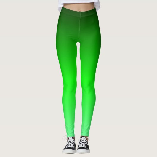 Green Ombre Leggings (Vorderseite)