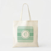 Green Ombre Monogram Tragetasche (Vorne)