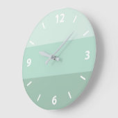 Green Ombre Strickte große Uhr (Winkel)