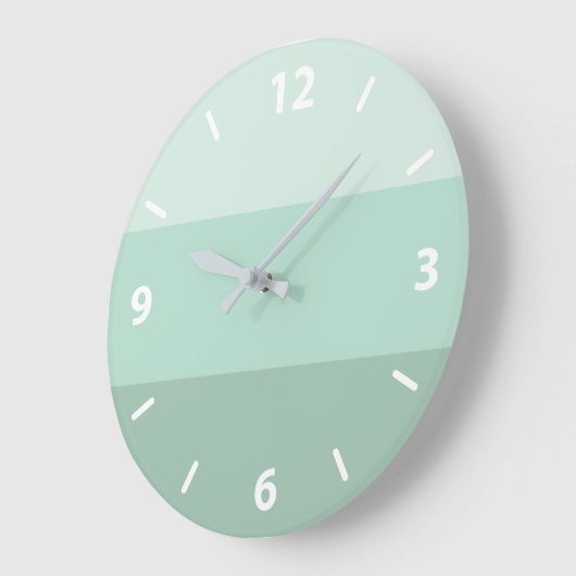 Green Ombre Strickte große Uhr (Winkel)
