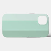 Green Ombre Striping Case-Mate iPhone Hülle (Rückseite (Horizontal))