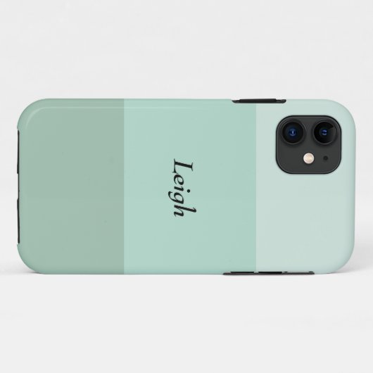 Green Ombre Striping Case-Mate iPhone Hülle (Rückseite (Horizontal))