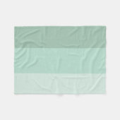 Green Ombre Striping Fleecedecke (Vorderseite (Horizontal))