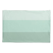 Green Ombre Striping Kissenbezug (Rückseite-Links)