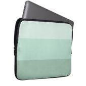 Green Ombre Striping Laptopschutzhülle (Vorne Rechts)