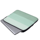 Green Ombre Striping Laptopschutzhülle (Vorne Knopf)