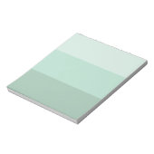 Green Ombre Striping Notizblock (Rotiert)