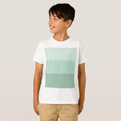Green Ombre Striping T-Shirt (Vorne ganz)