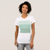 Green Ombre Striping T-Shirt (Vorne ganz)