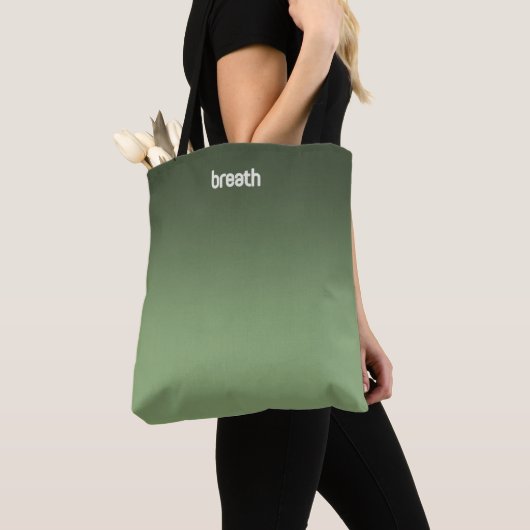 Green Ombre Tote Bag - weiche Farbe, starker Geist Tasche (Von Nahem)