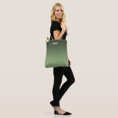 Green Ombre Tote Bag - weiche Farbe, starker Geist Tasche (Am Model)