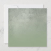Green Ombre verschoben Hochzeit neue Plan Card Einladung (Rückseite)