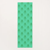 Green on green art Deko nahtlose Muster Dusche cu Yogamatte (Rückseite)