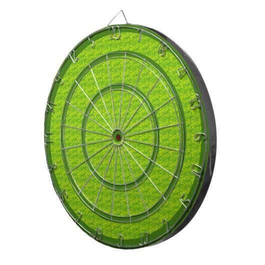 Green on Green Custom Dart Board Dartscheibe (Vorderseite rechts)