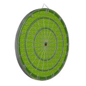Green on Green Custom Dart Board Dartscheibe (Vorderseite Links)