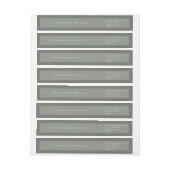 Green on Sage Moderne minimalistische einfache Hoc (Bogen)