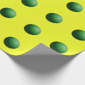 Green on Yellow Geschenkpapier (Ecke)