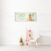 Green One Golden Year Retriever Puppy 1. Geburtsta Banner (Insitu)