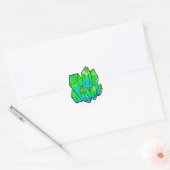 Green Ooze Crystal Sticker (Umschlag)