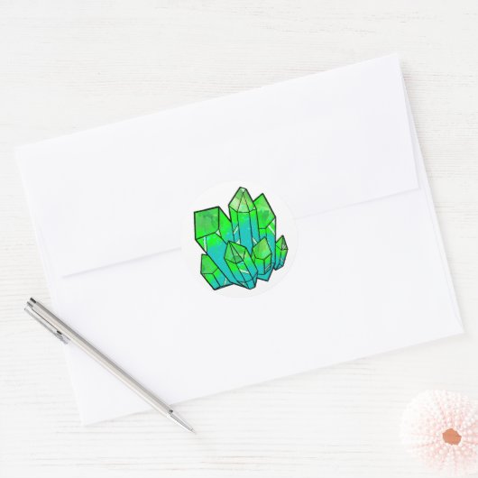 Green Ooze Crystal Sticker (Umschlag)