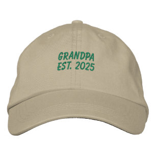 Green Opa Est. 2025 bestickte Baseballkappe