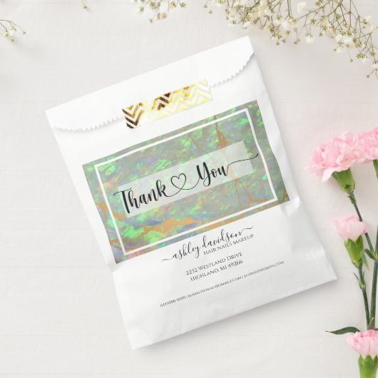 Green Opal | Geschenktaschen | Papier-Einkaufstasc Geschenktütchen (Versiegelt)