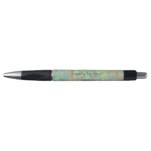 Green Opal Moderner Glam Promotionstift Kugelschreiber
