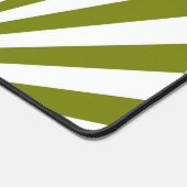 Green Optical Illusion Desk Mat - Modernes 3D Schreibtischunterlage (Ecke)