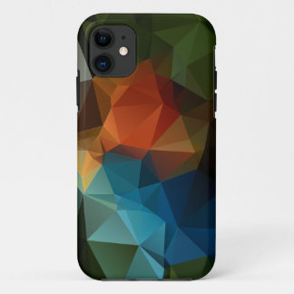 Green Orange Blue Abstrakt Pyramid Muster Case Ma