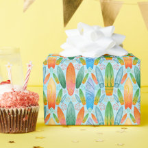 Green Orange & Blue Summer Surfboards