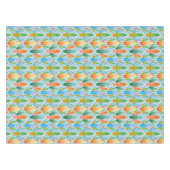 Green Orange & Blue Summer Surfboards Tischdecke (Vorderseite (Horizontal))