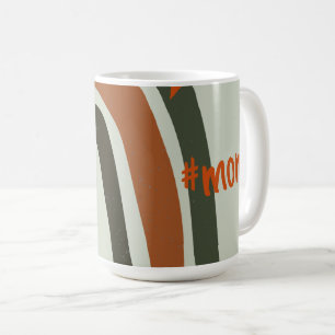 Green Orange Bohemisch Rainbow Personalisiert #Mom Kaffeetasse
