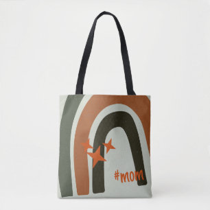 Green Orange Bohemisch Rainbow Personalisiert #Mom Tasche