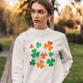 Green Orange Clove Kleeblatt Leaf St Patrick's Day T-Shirt