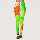 Green & Orange Hues Leggings (Rückseite)