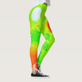 Green & Orange Hues Leggings (Rechts)