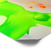 Green & Orange Hues Poster (Ecke)