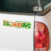 Green Orange White Irish Kleeblatt Autoaufkleber (Auf Lkw)