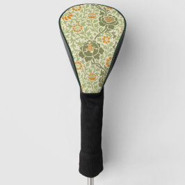 Green Orange William Morris Pattern Golf Headcover