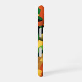 GREEN ORANGE YELLOW IRISH ABSTRAKTE PATTER iPhone 16 HÜLLE (Rechte Seite)