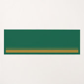 Green & Orange Yoga Yogamatte (Vorderseite (Horizontal))