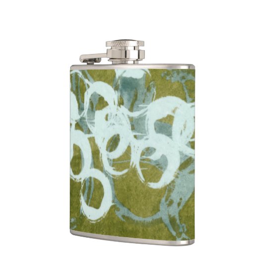 Green Orbs I Flachmann (Links)