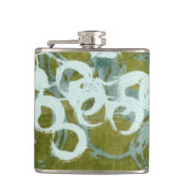 Green Orbs I Flachmann (Vorderseite)